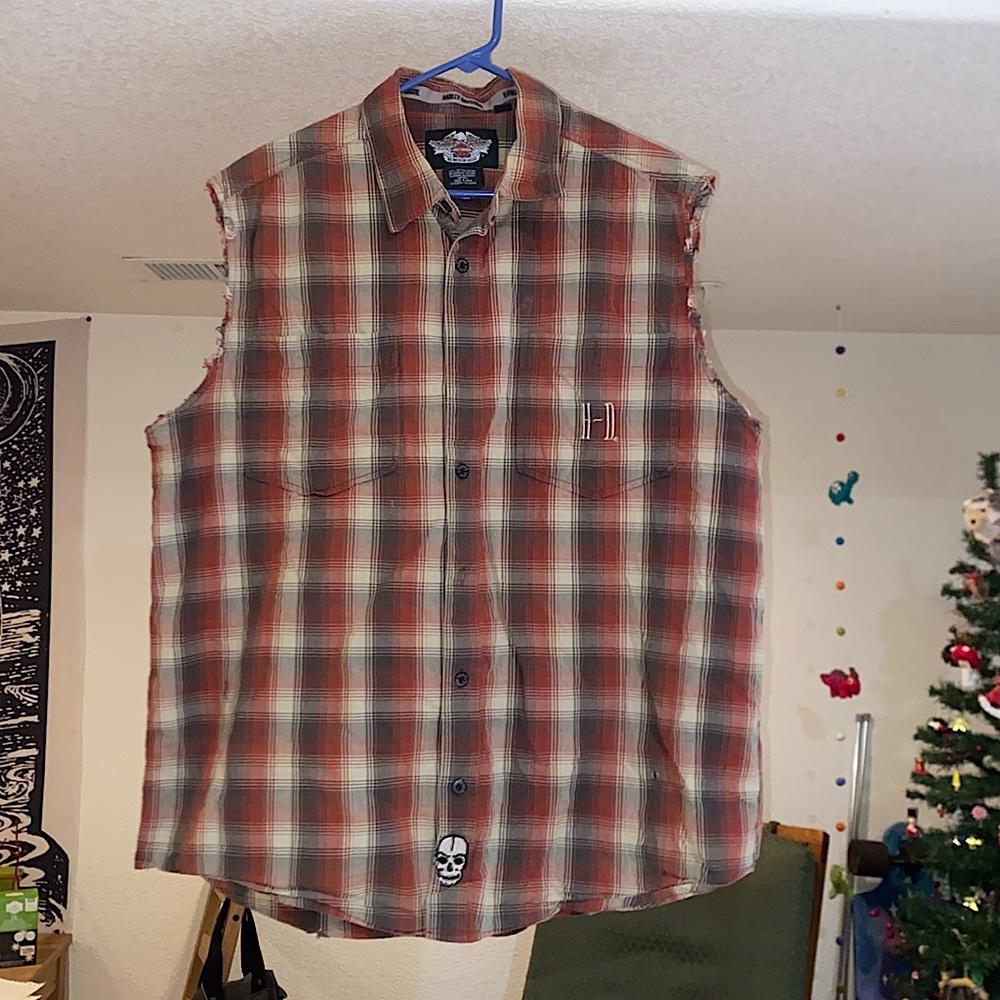 Harley-Davidson Sleeveless Flannel